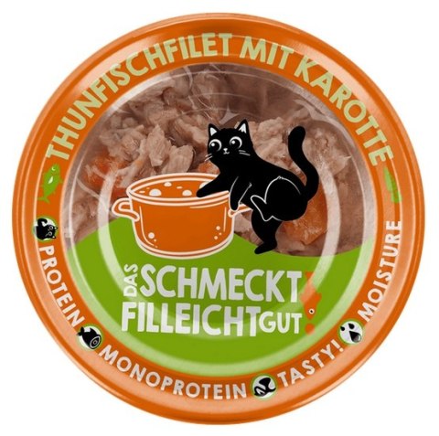 Lucky Lou Extrafood Tuńczyk i marchewka w bulionie puszka 70g Lucky Lou Extrafood Tuńczyk i marchewka w bulionie puszka 70g