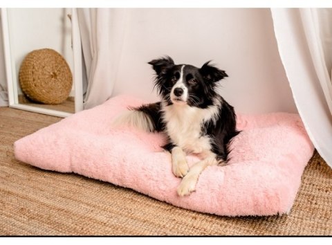 MIMIKO Pets Legowisko Shaggy prostokątne XXL 115x75cm różowe MIMIKO Pets Legowisko Shaggy prostokątne XXL 115x75cm różowe
