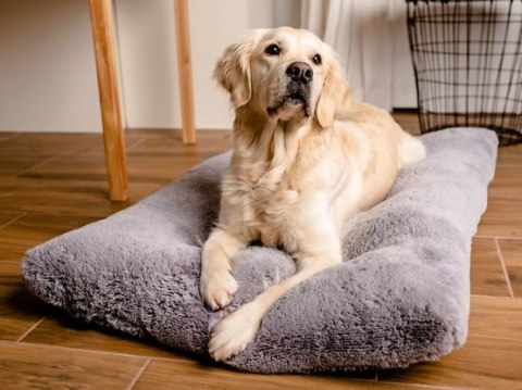 MIMIKO Pets Legowisko Shaggy prostokątne XXL 115x75cm szare MIMIKO Pets Legowisko Shaggy prostokątne XXL 115x75cm szare