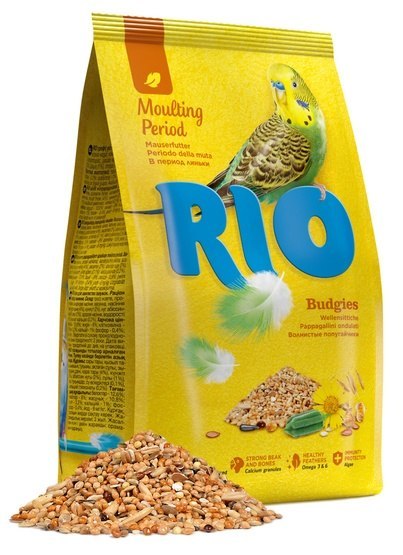 Rio Pokarm dla papużek falistych w okresie pierzenia 500g Rio Pokarm dla papużek falistych w okresie pierzenia 500g