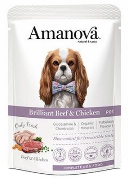 Amanova Adult Brilliant Beef & Chicken saszetka 300g