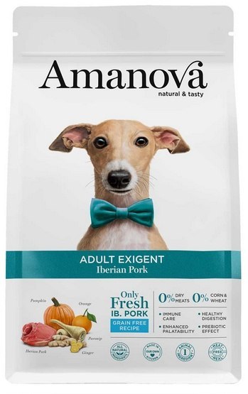 Amanova Adult Exigent Iberian Pork 2kg Amanova Adult Exigent Iberian Pork 2kg