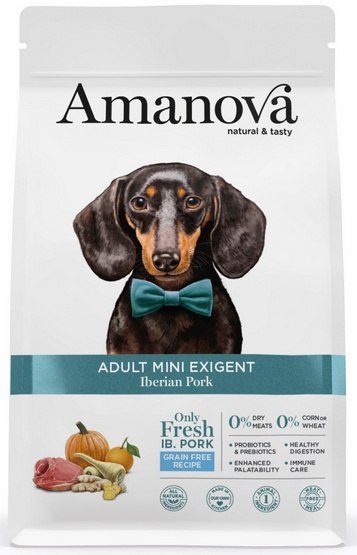 Amanova Adult Mini Exigent Iberian Pork 800g Amanova Adult Mini Exigent Iberian Pork 800g