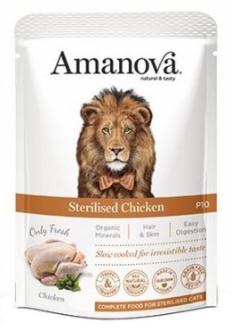 Amanova Kot Sterilised Chicken saszetka 85g