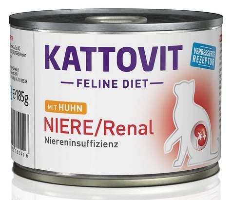 Kattovit Feline Diet Niere/Renal kurczak puszka 185g Kattovit Feline Diet Niere/Renal kurczak puszka 185g