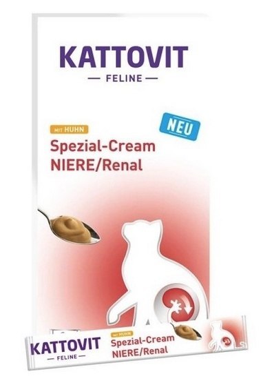Kattovit Feline Pasta Renal Cream 90g (6x15g) Kattovit Feline Pasta Renal Cream 90g (6x15g)