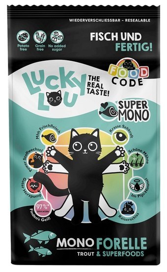 Lucky Lou Food Code Mono Pstrąg 340g Lucky Lou Food Code Mono Pstrąg 340g