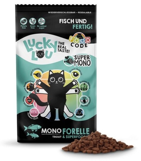 Lucky Lou Food Code Mono Pstrąg 340g Lucky Lou Food Code Mono Pstrąg 340g