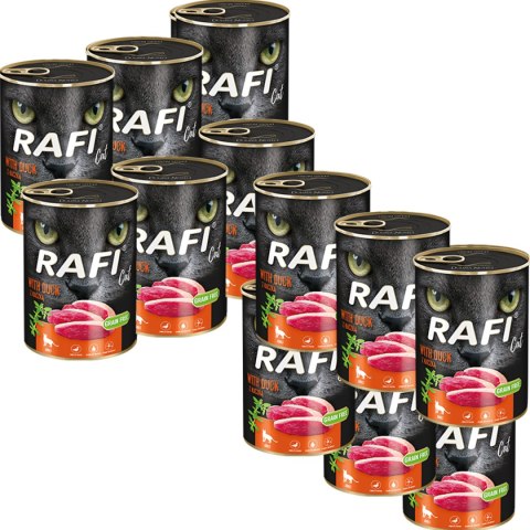 Rafi Cat karma bezzbożowa z kaczką 12 x 400 g Rafi Cat karma bezzbożowa z kaczką 12 x 400 g