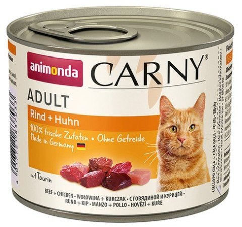 Animonda Carny Adult Wołowina + Kurczak puszka 200g Animonda Carny Adult Wołowina + Kurczak puszka 200g