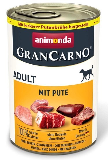 Animonda GranCarno Original Adult Pute Indyk puszka 400g Animonda GranCarno Original Adult Pute Indyk puszka 400g