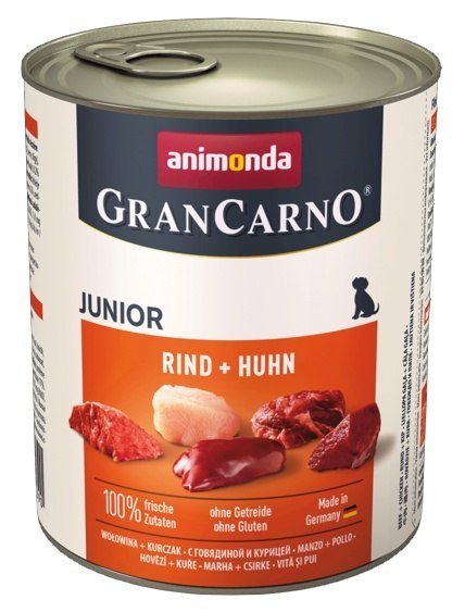 Animonda GranCarno Original Adult Rind Huhn Wołowina + Kurczak puszka 800g Animonda GranCarno Original Adult Rind Huhn Wołowina + Kurczak puszka 800g