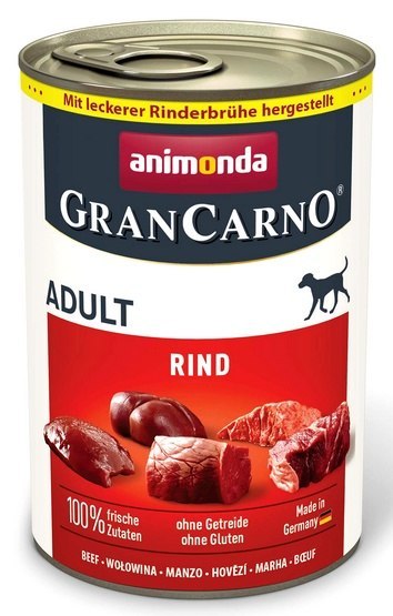 Animonda GranCarno Original Adult Rind Wołowina puszka 400g Animonda GranCarno Original Adult Rind Wołowina puszka 400g