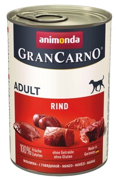 Animonda GranCarno Original Adult Rind Wołowina puszka 400g Animonda GranCarno Original Adult Rind Wołowina puszka 400g