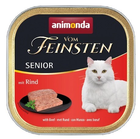 Animonda vom Feinsten Cat Senior z Wołowiną tacka 100g Animonda vom Feinsten Cat Senior z Wołowiną tacka 100g