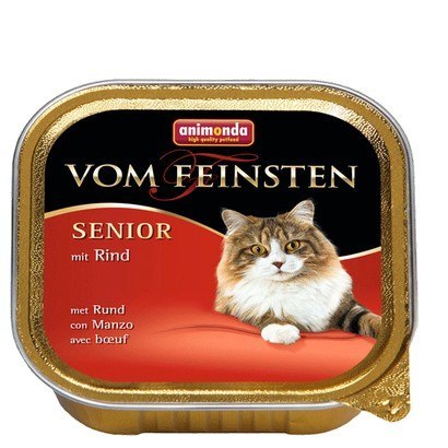 Animonda vom Feinsten Cat Senior z Wołowiną tacka 100g Animonda vom Feinsten Cat Senior z Wołowiną tacka 100g