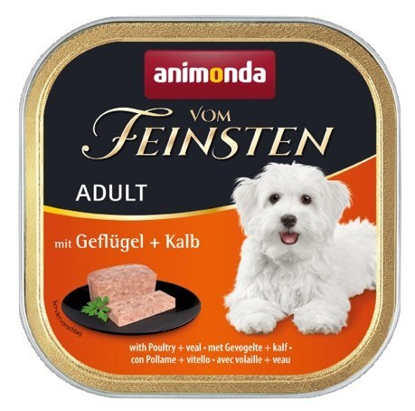 Animonda vom Feinsten Dog Adult Drób i Cielęcina 150g Animonda vom Feinsten Dog Adult Drób i Cielęcina 150g
