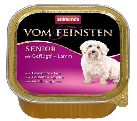 Animonda vom Feinsten Dog Senior Drób i Jagnięcina 150g Animonda vom Feinsten Dog Senior Drób i Jagnięcina 150g
