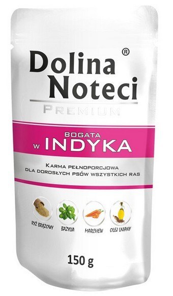 Dolina Noteci Premium Pies Indyk saszetka 150g Dolina Noteci Premium Pies Indyk saszetka 150g