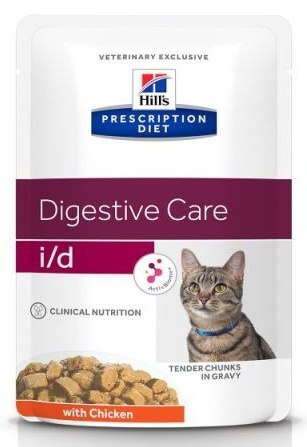 Hill's Prescription Diet i/d Feline Kurczak saszetka 85g Hill's Prescription Diet i/d Feline Kurczak saszetka 85g