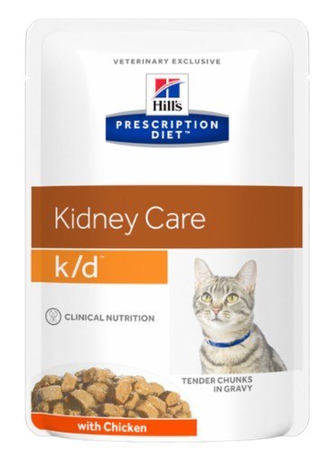 Hill's Prescription Diet k/d Feline Kurczak saszetka 85g Hill's Prescription Diet k/d Feline Kurczak saszetka 85g