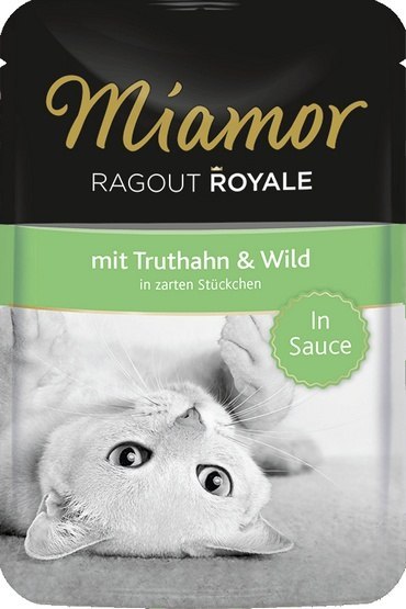 Miamor Ragout Royale z Indykiem i Dziczyzną w sosie saszetka 100g Miamor Ragout Royale z Indykiem i Dziczyzną w sosie saszetka 100g