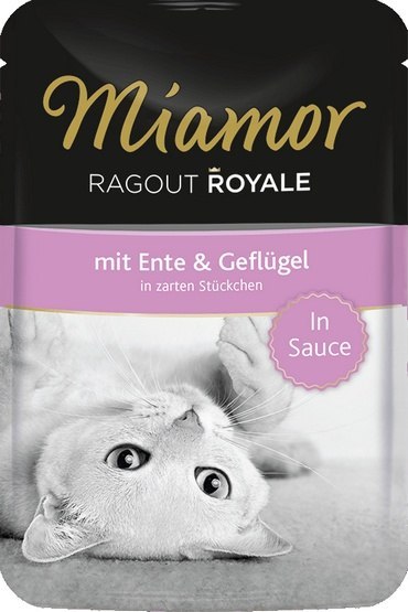 Miamor Ragout Royale z Kaczką i Drobiem w sosie saszetka 100g Miamor Ragout Royale z Kaczką i Drobiem w sosie saszetka 100g
