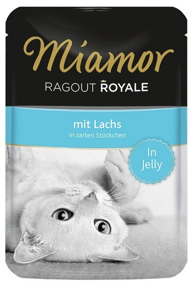 Miamor Ragout Royale z Łososiem w galaretce saszetka 100g Miamor Ragout Royale z Łososiem w galaretce saszetka 100g