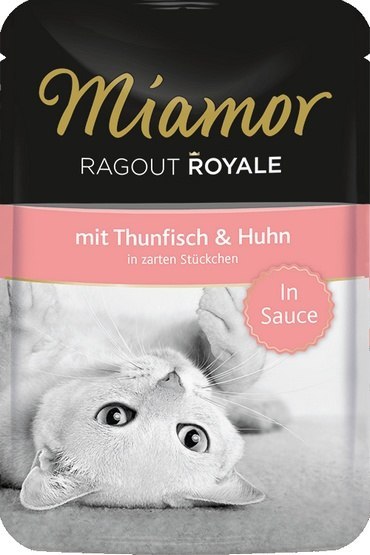 Miamor Ragout Royale z Tuńczykiem i Kurczakiem w sosie saszetka 100g Miamor Ragout Royale z Tuńczykiem i Kurczakiem w sosie saszetka 100g