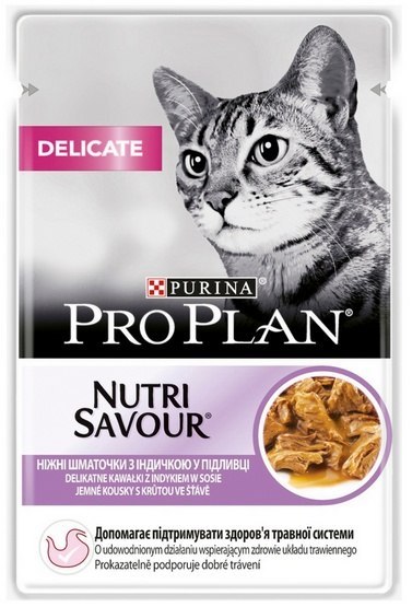 Purina Pro Plan Cat Delicate indyk saszetka 85g Purina Pro Plan Cat Delicate indyk saszetka 85g