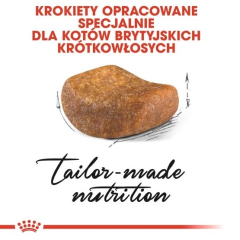 Royal Canin British Shorthair Adult karma sucha dla kotów dorosłych rasy brytyjski krótkowłosy 2kg Royal Canin British Shorthair Adult karma sucha dla kotów dorosłych rasy brytyjski krótkowłosy 2kg