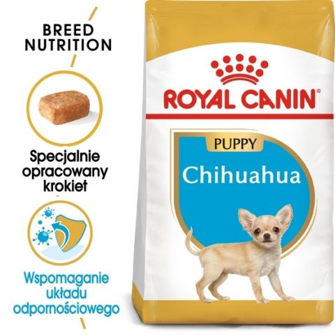 Royal Canin Chihuahua Puppy karma sucha dla szczeniąt do 8 miesiąca, rasy chihuahua 1,5kg Royal Canin Chihuahua Puppy karma sucha dla szczeniąt do 8 miesiąca, rasy chihuahua 1,5kg