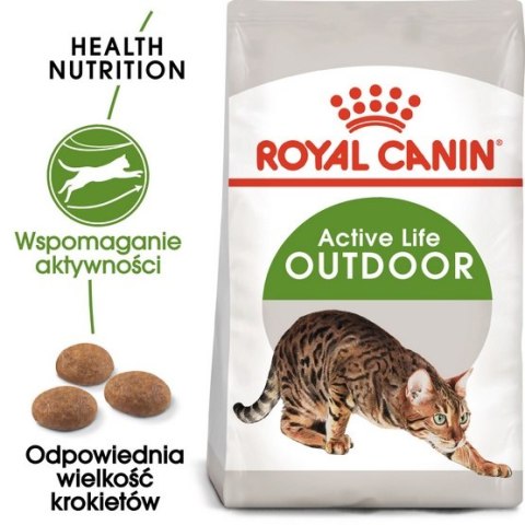 Royal Canin Outdoor karma sucha dla kotów dorosłych, wychodzących na zewnątrz 2kg Royal Canin Outdoor karma sucha dla kotów dorosłych, wychodzących na zewnątrz 2kg