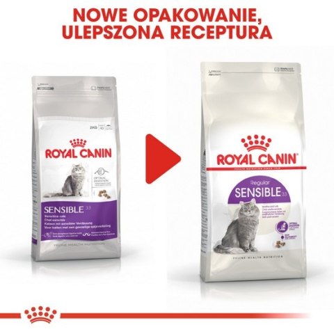 Royal Canin Sensible karma sucha dla kotów dorosłych, o wrażliwym przewodzie pokarmowym 4kg Royal Canin Sensible karma sucha dla kotów dorosłych, o wrażliwym przewodzie pokarmowym 4kg