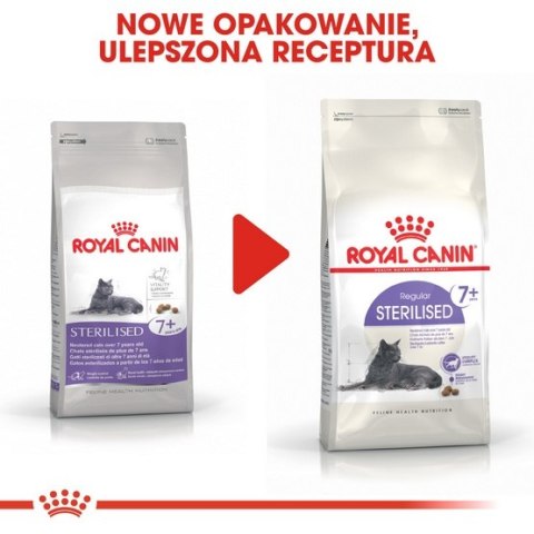 Royal Canin Sterilised 7+ karma sucha dla kotów dorosłych, od 7 do 12 roku życia, sterylizowanych 1,5kg Royal Canin Sterilised 7+ karma sucha dla kotów dorosłych, od 7 do 12 roku życia, sterylizowanych 1,5kg
