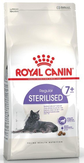 Royal Canin Sterilised 7+ karma sucha dla kotów dorosłych, od 7 do 12 roku życia, sterylizowanych 400g Royal Canin Sterilised 7+ karma sucha dla kotów dorosłych, od 7 do 12 roku życia, sterylizowanych 400g