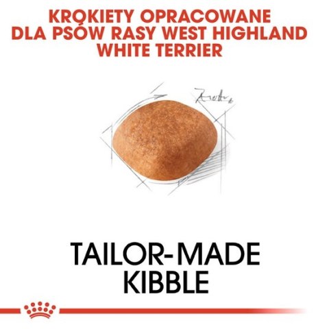 Royal Canin West Highland White Terrier Adult karma sucha dla psów dorosłych rasy west highland white terrier 1,5kg Royal Canin West Highland White Terrier Adult karma sucha dla psów dorosłych rasy west highland white terrier 1,5kg