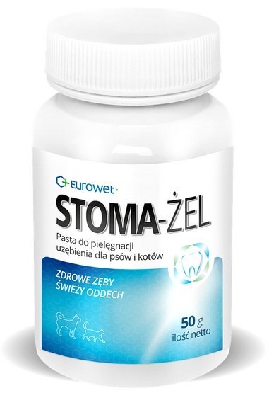 Stoma-żel - pasta do pielęgnacji uzębienia psów i kotów 50g Stoma-żel - pasta do pielęgnacji uzębienia psów i kotów 50g