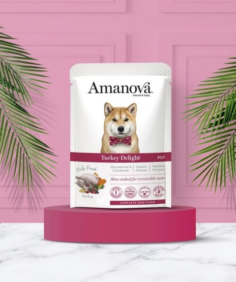 Amanova Dog Adult Turkey Delight - indyk saszetka 100g [P07]