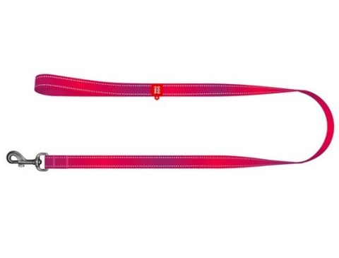 Collar WauDog Nylon Mono Smycz nylonowa odblaskowa S 15mm/200cm różowa Collar WauDog Nylon Mono Smycz nylonowa odblaskowa S 15mm/200cm różowa