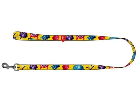 Collar WauDog Nylon Smycz nylonowa L-XXL 25mm/200cm, wzór FUTRZANE POTWORY Collar WauDog Nylon Smycz nylonowa L-XXL 25mm/200cm, wzór FUTRZANE POTWORY