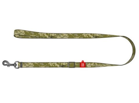 Collar WauDog Nylon Smycz nylonowa regulowana M 20mm/152-183cm, wzór MILITARY Collar WauDog Nylon Smycz nylonowa regulowana M 20mm/152-183cm, wzór MILITARY
