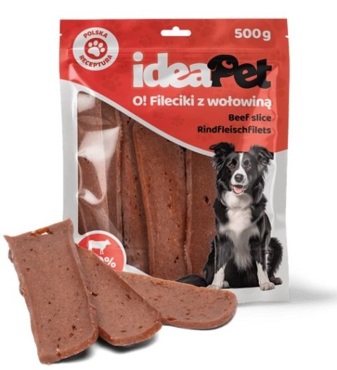 IdeaPet Fileciki z wołowiną 500g IdeaPet Fileciki z wołowiną 500g