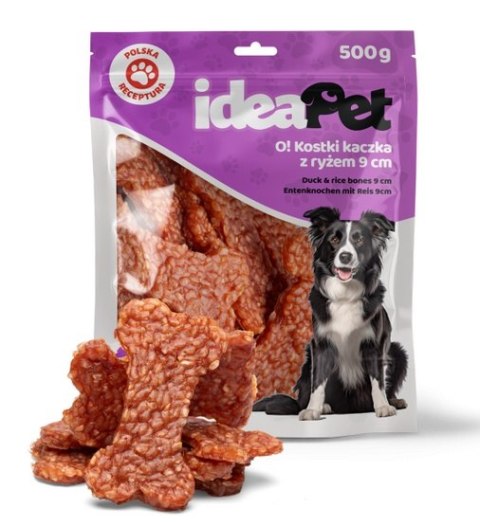 IdeaPet Kostki z kaczką i ryżem 9cm 500g IdeaPet Kostki z kaczką i ryżem 9cm 500g