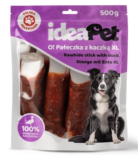 IdeaPet Pałeczka z kaczką XL 500g IdeaPet Pałeczka z kaczką XL 500g
