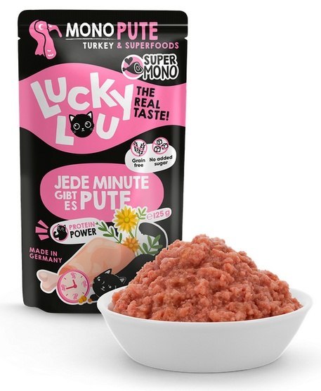 Lucky Lou SuperMono Indyk saszetka 125g Lucky Lou SuperMono Indyk saszetka 125g
