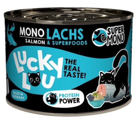 Lucky Lou SuperMono Łosoś puszka 190g Lucky Lou SuperMono Łosoś puszka 190g