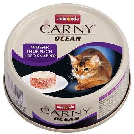 Animonda Carny Ocean tuńczyk i lucjan czerwony 80g Animonda Carny Ocean tuńczyk i lucjan czerwony 80g