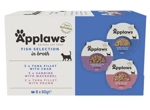 Applaws miseczki dla kota Fish Selection Multi Pack 8x60g Applaws miseczki dla kota Fish Selection Multi Pack 8x60g