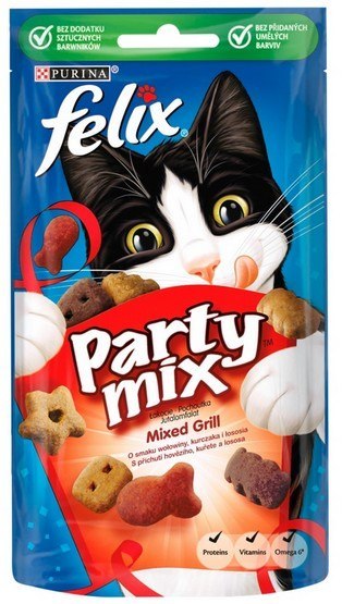Felix Party Mix Mixed Grill 60g Felix Party Mix Mixed Grill 60g
